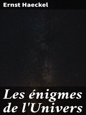 cover image of Les énigmes de l'Univers